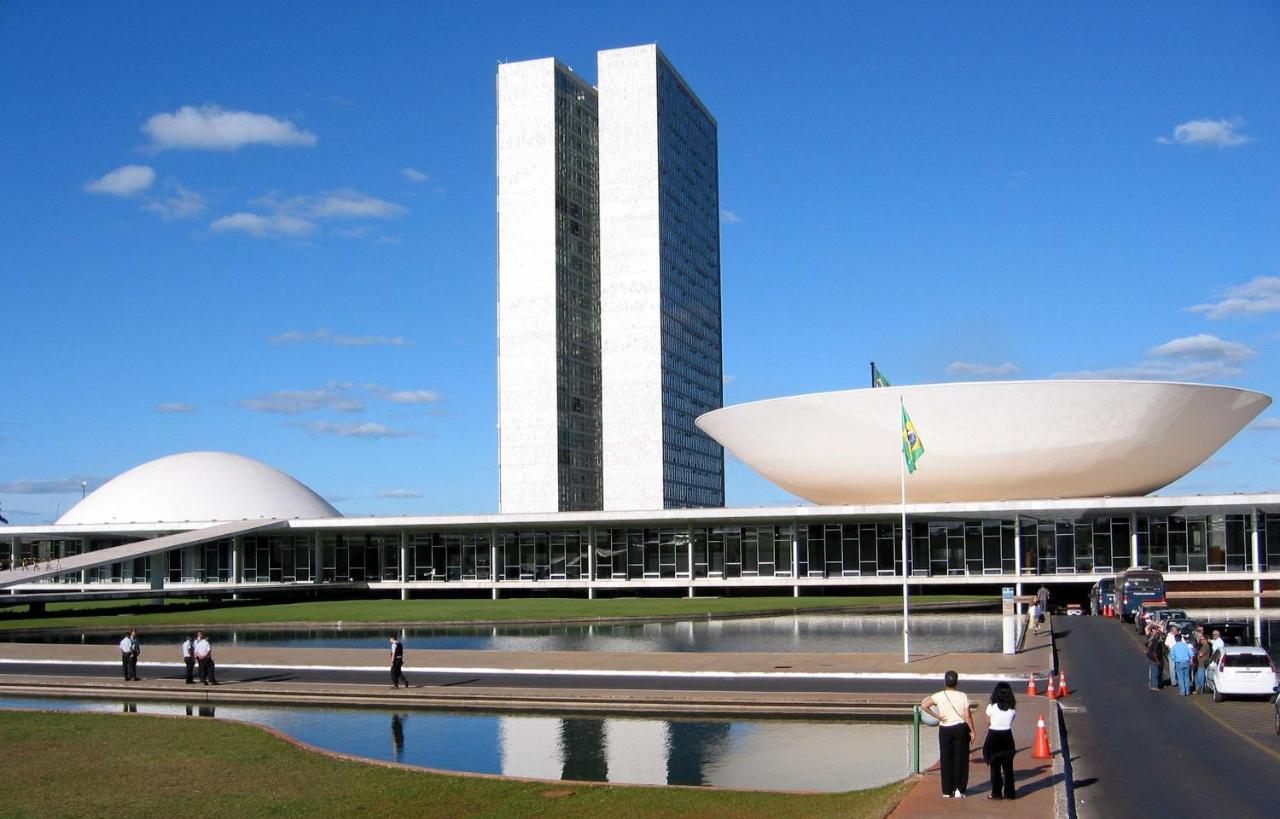 V1005 Flat 10º Andar Com Vista Para Esplanada Brasília Luaran gambar